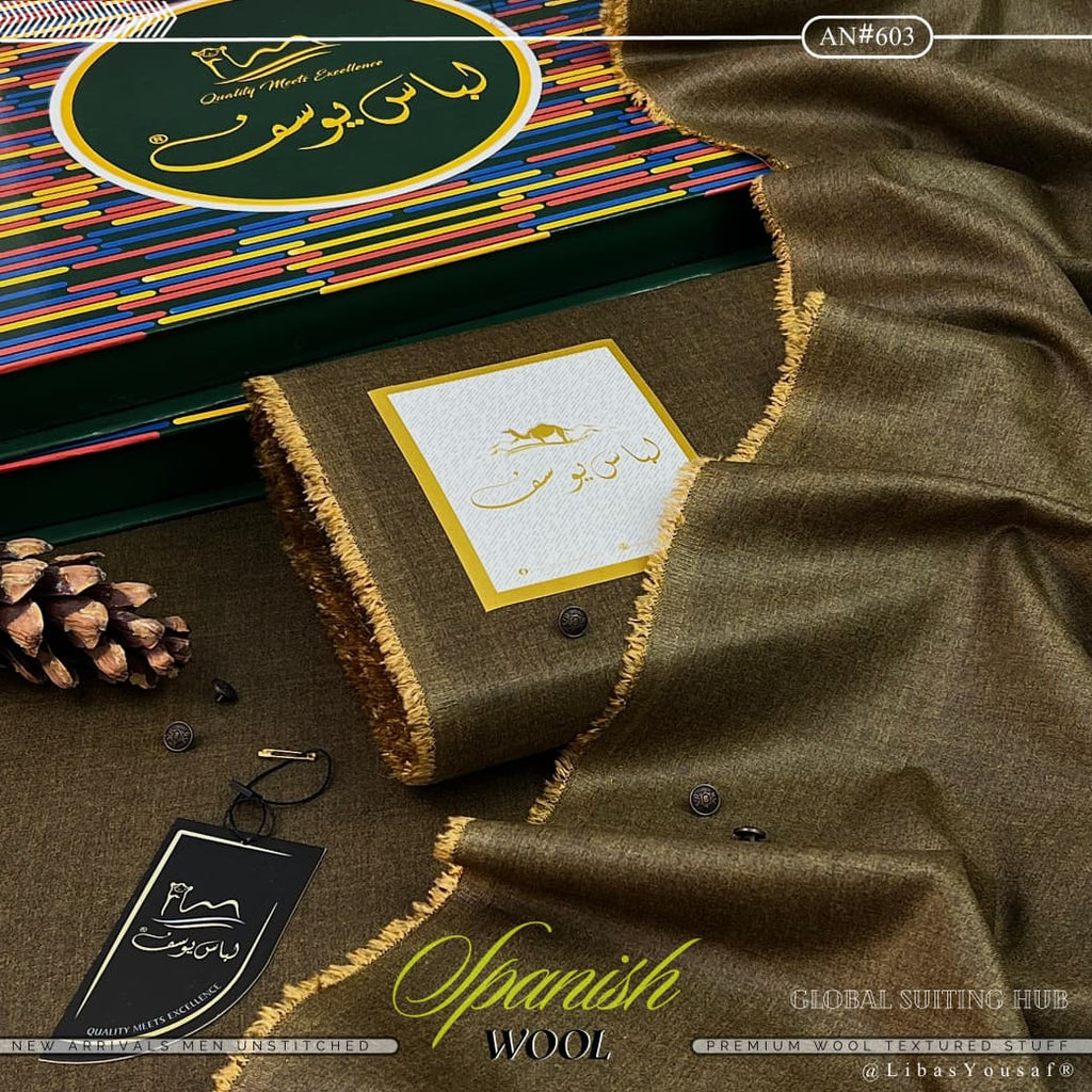Libas-e-Yousaf Spanish Wool – Premium Men's Unstitched Fabric