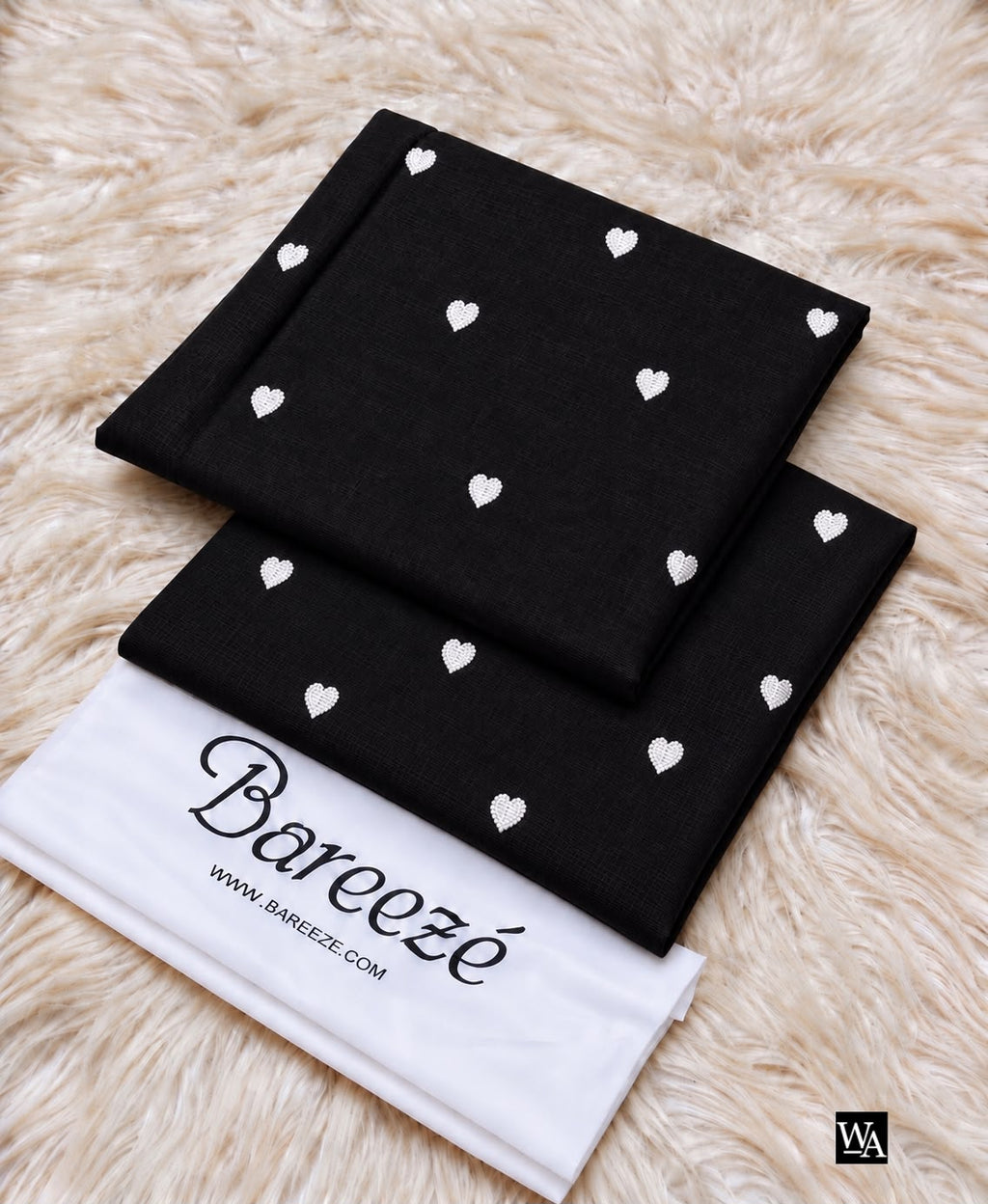 BAREEZE 2PC – Heart Trendy Dhanak Embroidered Suit