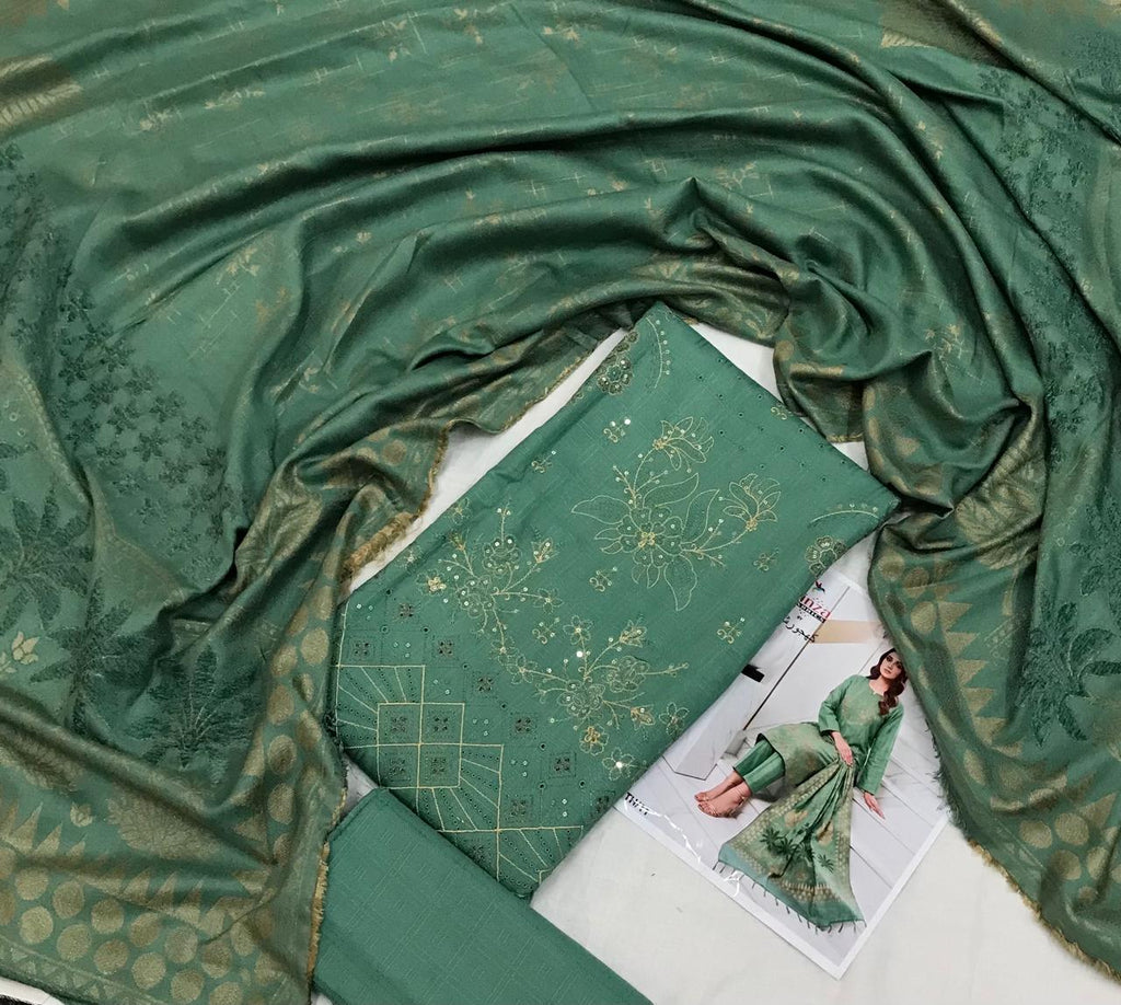 Bareeze Premium Dhanak 3-Piece Unstitched