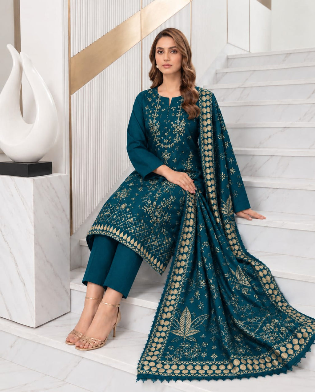 Bareeze Premium Dhanak 3-Piece Unstitched