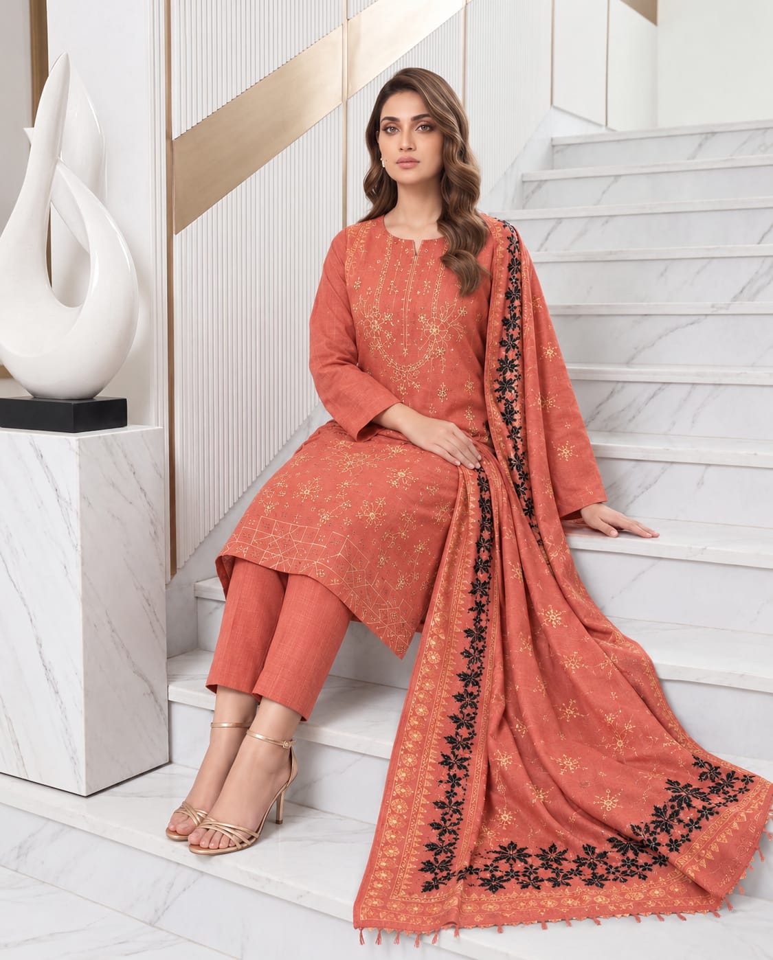 Bareeze Premium Dhanak 3-Piece Unstitched
