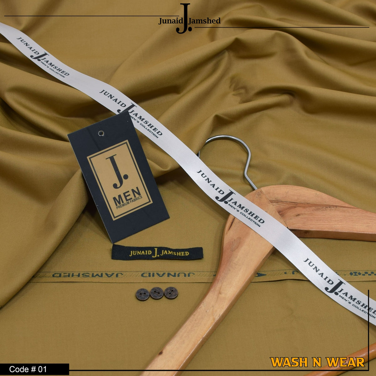 J. Junaid Jamshed Men's Wash & Wear – Summer Collection 2026