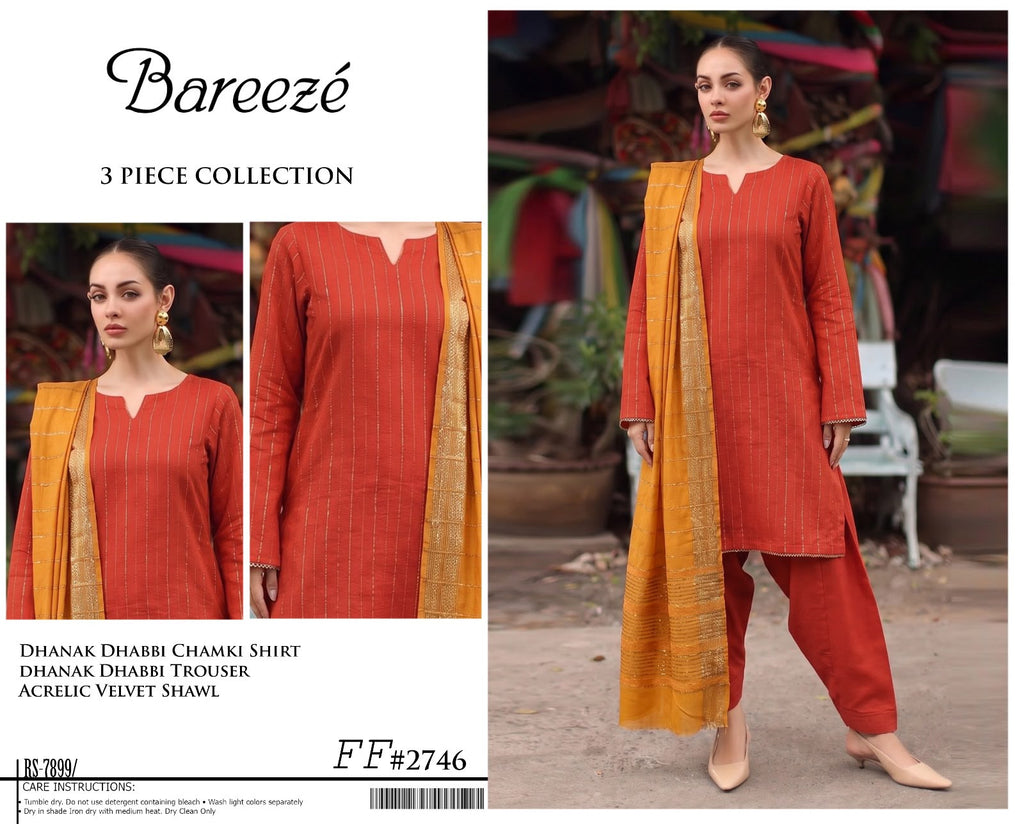 Bareeze Chamki Dhanak Vol – Code 2746