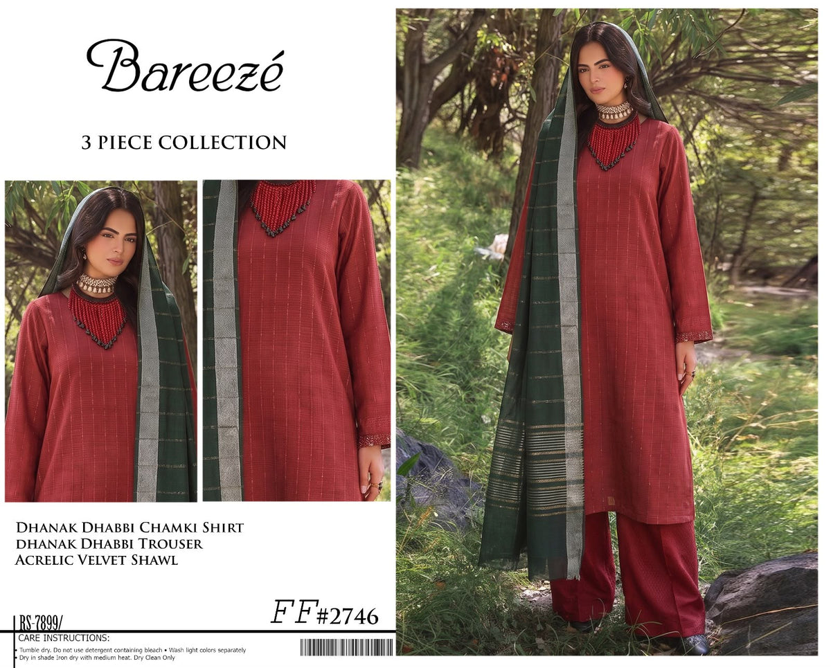 Bareeze Chamki Dhanak Vol – Code 2746