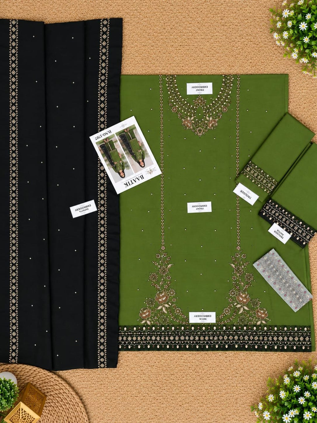 Winter Collection 2026 – Embroidered 3 Piece | Batik 3719