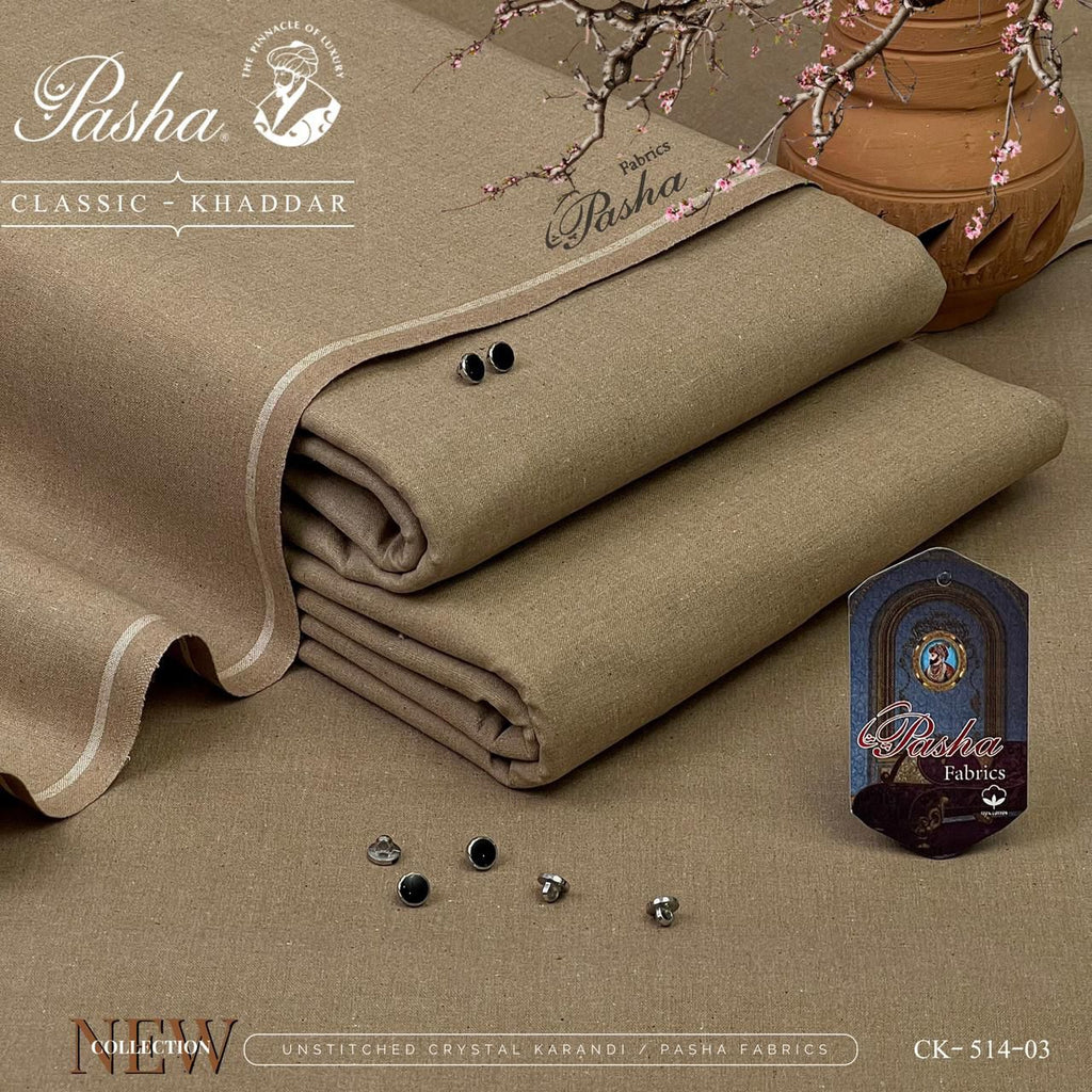 Pasha Classic Khaddar & VIP Wasaya – Unstitched Heavyweight Evening Fabric