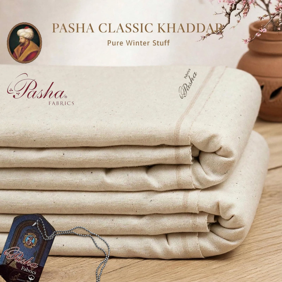 Pasha Classic Khaddar & VIP Wasaya – Unstitched Heavyweight Evening Fabric